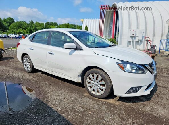 3N1AB7AP6GY292422 2016 NISSAN SENTRA Белый Передняя правая четверть