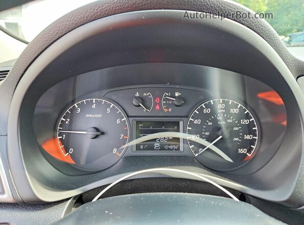 3N1AB7AP6GY292422 2016 NISSAN SENTRA Белый Вид щитка приборов