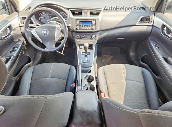 3N1AB7AP6GY292422 2016 NISSAN SENTRA Белый Вид панели приборов