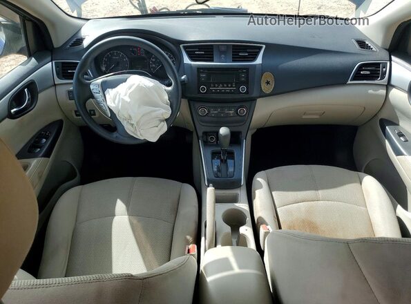 3N1AB7AP6GY304651 2016 NISSAN SENTRA Синий Вид панели приборов