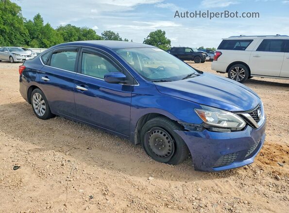 3N1AB7AP6GY304651 2016 NISSAN SENTRA Синий Передняя правая четверть