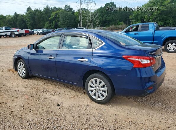 3N1AB7AP6GY304651 2016 NISSAN SENTRA Синий Задняя левая четверть