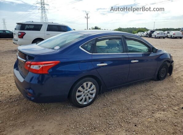 3N1AB7AP6GY304651 2016 NISSAN SENTRA Синий Задняя правая четверть