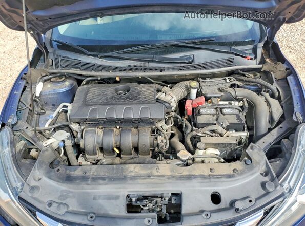 3N1AB7AP6GY304651 2016 NISSAN SENTRA Синий Вид задней части салона