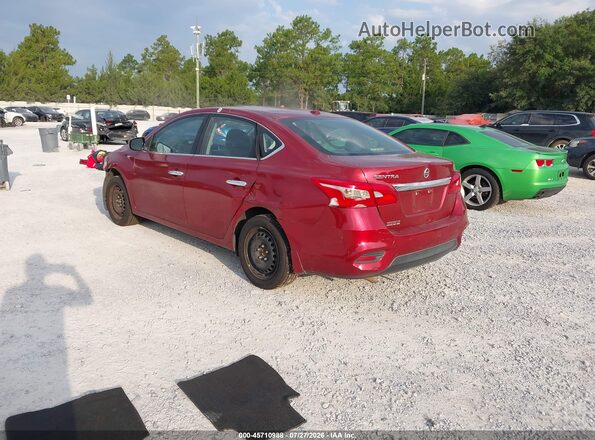 3N1AB7AP6GY308828 2016 NISSAN SENTRA Red Rear left
