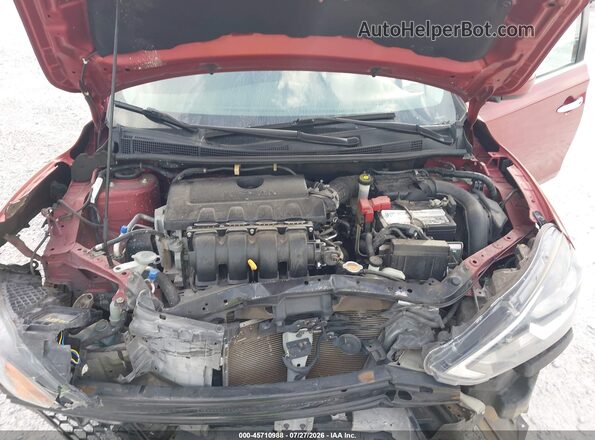 3N1AB7AP6GY308828 2016 NISSAN SENTRA Red Rear view