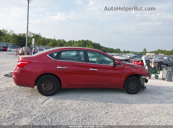 3N1AB7AP6GY308828 2016 NISSAN SENTRA Red Rear interior view