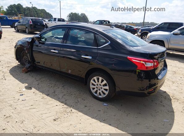 3N1AB7AP6GY310708 2016 NISSAN SENTRA Black უკანა მარცხენა