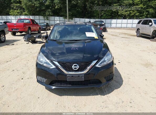 3N1AB7AP6GY310708 2016 NISSAN SENTRA Black ხელსაწყოთა პანელის ხედი