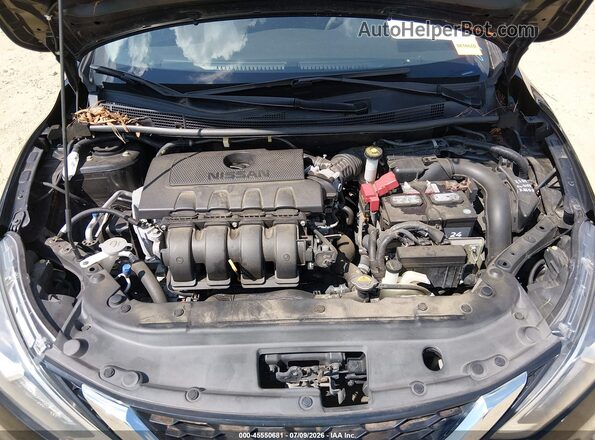 3N1AB7AP6GY310708 2016 NISSAN SENTRA Black უკანა ხედი