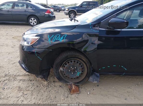 3N1AB7AP6GY310708 2016 NISSAN SENTRA Black წინა ხედი