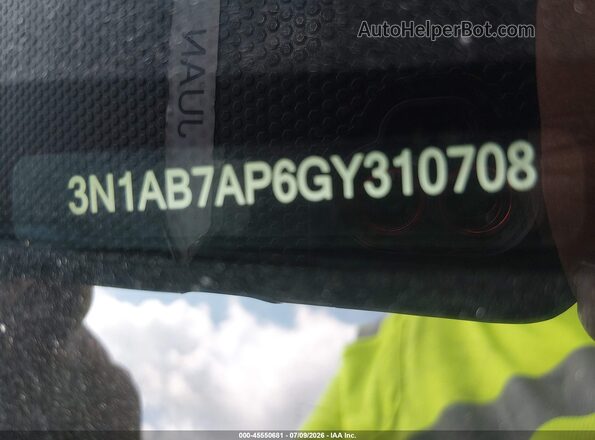 3N1AB7AP6GY310708 2016 NISSAN SENTRA Black 