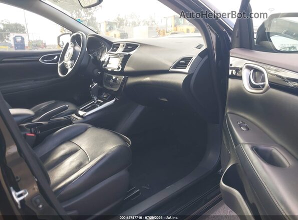 3N1AB7AP6GY311888 2016 NISSAN SENTRA Black Widok wnętrza z przodu