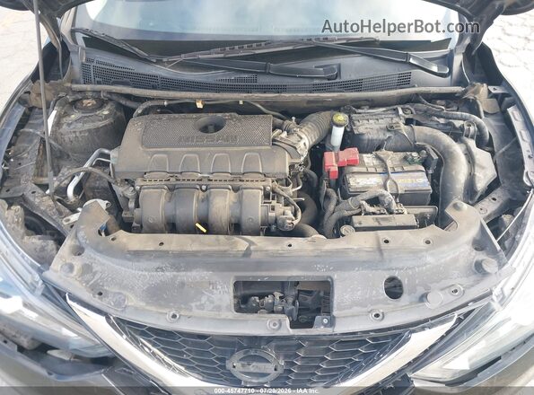 3N1AB7AP6GY311888 2016 NISSAN SENTRA Black Widok z tyłu