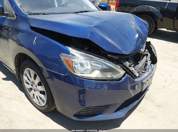 3N1AB7AP6GY328366 2016 NISSAN SENTRA Синий Вид спереди