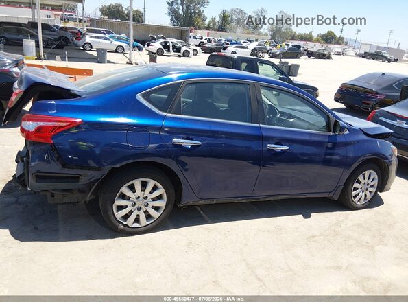 3N1AB7AP6GY328366 2016 NISSAN SENTRA Синий Панорамный вид салона 360°