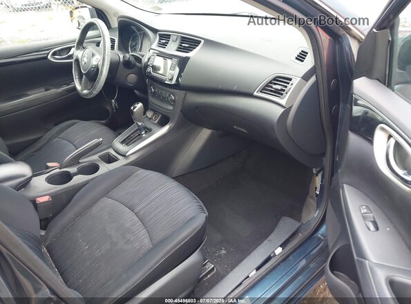 3N1AB7AP6GY331090 2016 NISSAN SENTRA Blue Widok wnętrza z przodu