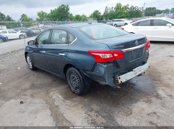 3N1AB7AP6GY331090 2016 NISSAN SENTRA Blue Tył lewy