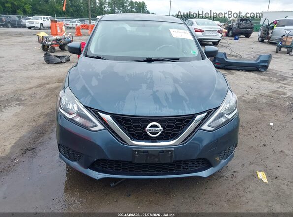 3N1AB7AP6GY331090 2016 NISSAN SENTRA Blue Widok wnętrza z tyłu