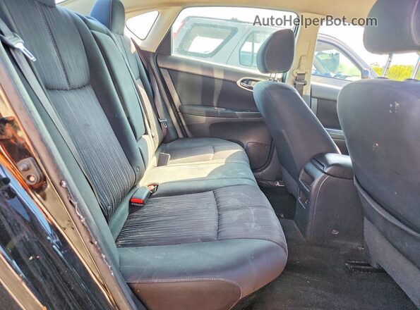 3N1AB7AP6HL635745 2017 NISSAN SENTRA Black Հետևի նստատեղերի տեսք