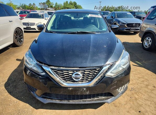 3N1AB7AP6HL635745 2017 NISSAN SENTRA Black Դիմացի տեսք