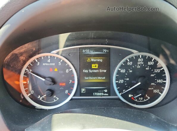 3N1AB7AP6HL635745 2017 NISSAN SENTRA Black Սարքավորումների վահանակի տեսք