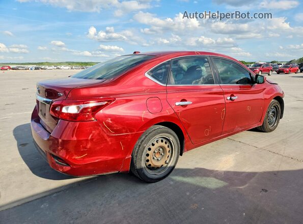 3N1AB7AP6HL637852 2017 NISSAN SENTRA Burgundy უკანა მარჯვენა