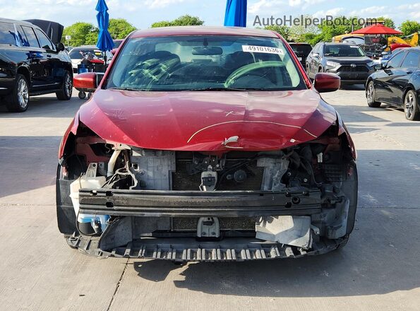3N1AB7AP6HL637852 2017 NISSAN SENTRA Burgundy წინა ხედი