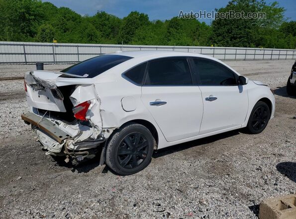 3N1AB7AP6HL649712 2017 NISSAN SENTRA White Задня права чверть