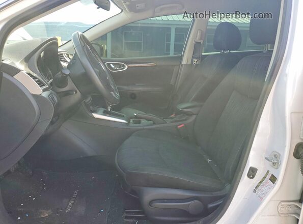 3N1AB7AP6HL649712 2017 NISSAN SENTRA White Вид салону спереду