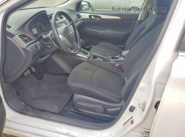 3N1AB7AP6HL668678 2017 NISSAN SENTRA White Vista interior delantera