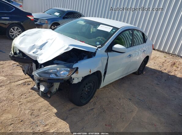 3N1AB7AP6HL670382 2017 NISSAN SENTRA White წინა მარცხენა ხედი სამი მეოთხედიდან