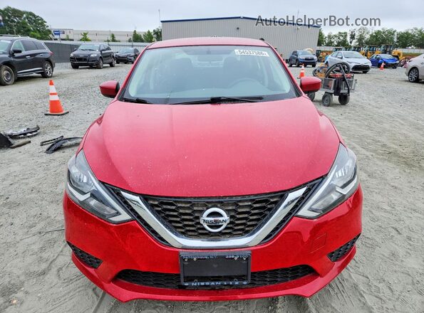 3N1AB7AP6HL710721 2017 NISSAN SENTRA Red Вид спереду