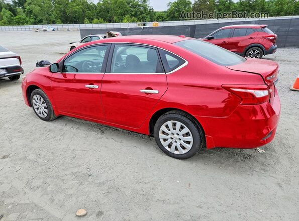 3N1AB7AP6HL710721 2017 NISSAN SENTRA Red Задня ліва чверть