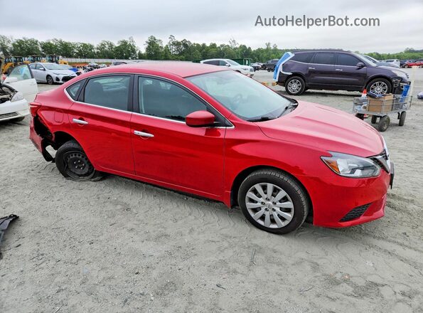 3N1AB7AP6HL710721 2017 NISSAN SENTRA Red Передня права чверть
