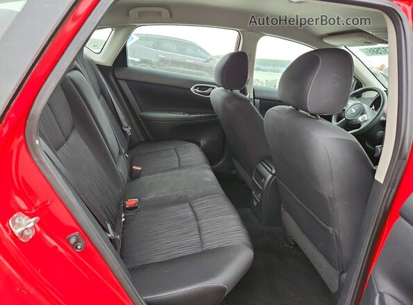 3N1AB7AP6HL710721 2017 NISSAN SENTRA Red Вид задніх сидінь