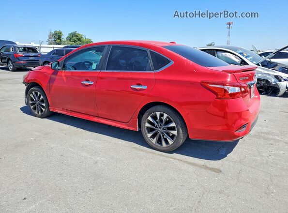 3N1AB7AP6HY209279 2017 NISSAN SENTRA Red Задня ліва чверть