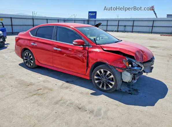 3N1AB7AP6HY209279 2017 NISSAN SENTRA Red Передня права чверть