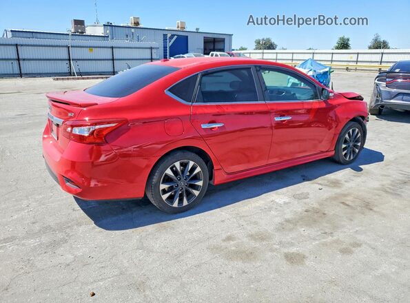 3N1AB7AP6HY209279 2017 NISSAN SENTRA Red Задня права чверть