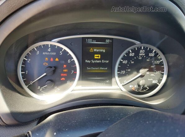 3N1AB7AP6HY209279 2017 NISSAN SENTRA Red Вид щитка приладів
