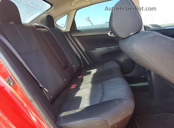 3N1AB7AP6HY209279 2017 NISSAN SENTRA Red Вид задніх сидінь