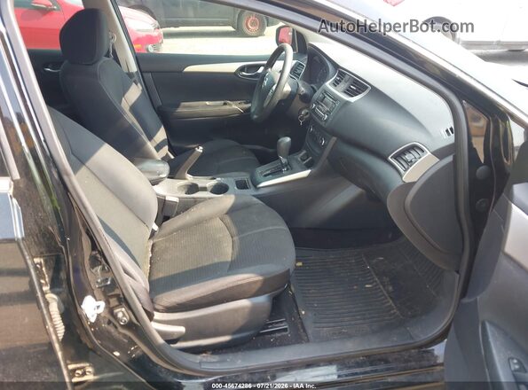3N1AB7AP6HY212537 2017 NISSAN SENTRA Black წინა სალონის ხედი