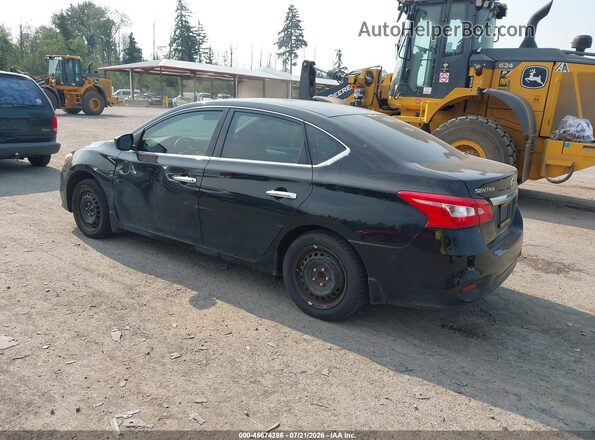 3N1AB7AP6HY212537 2017 NISSAN SENTRA Black უკანა მარცხენა
