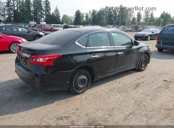 3N1AB7AP6HY212537 2017 NISSAN SENTRA Black უკანა მარჯვენა