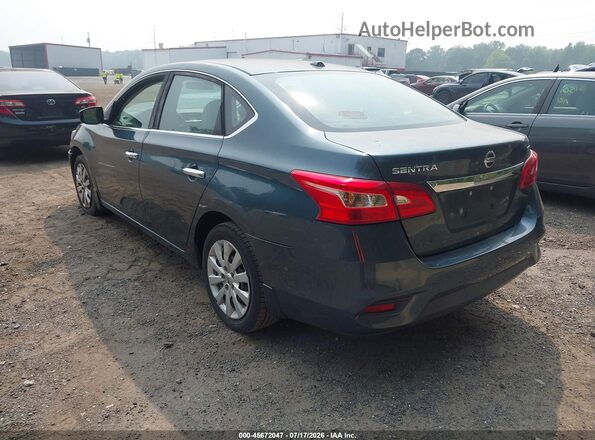 3N1AB7AP6HY213591 2017 NISSAN SENTRA Blue Rear left