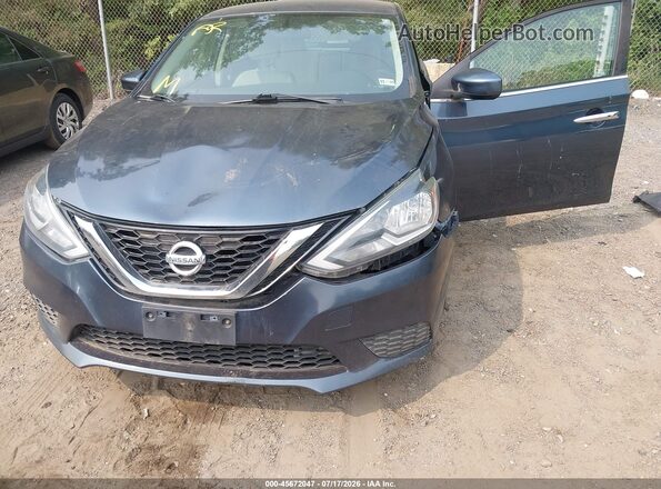 3N1AB7AP6HY213591 2017 NISSAN SENTRA Blue Front view