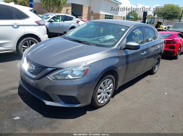 3N1AB7AP6HY228009 2017 NISSAN SENTRA Gray Przód lewy