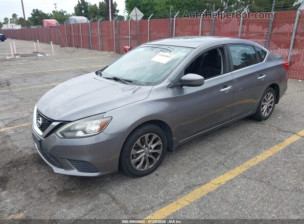 3N1AB7AP6HY251709 2017 NISSAN SENTRA Gray Przód lewy