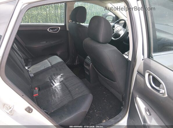 3N1AB7AP6HY265738 2017 NISSAN SENTRA Silver Vista de la etiqueta del VIN