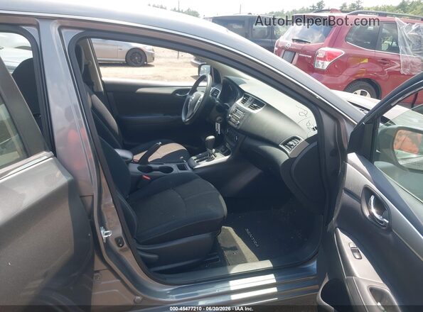 3N1AB7AP6HY279140 2017 NISSAN SENTRA Gray Widok wnętrza z przodu